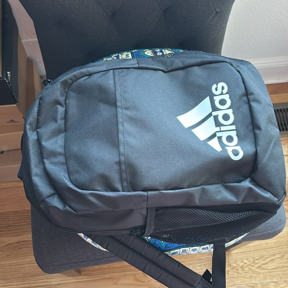 Adidas Black Backpack/ Medium Size - image 2